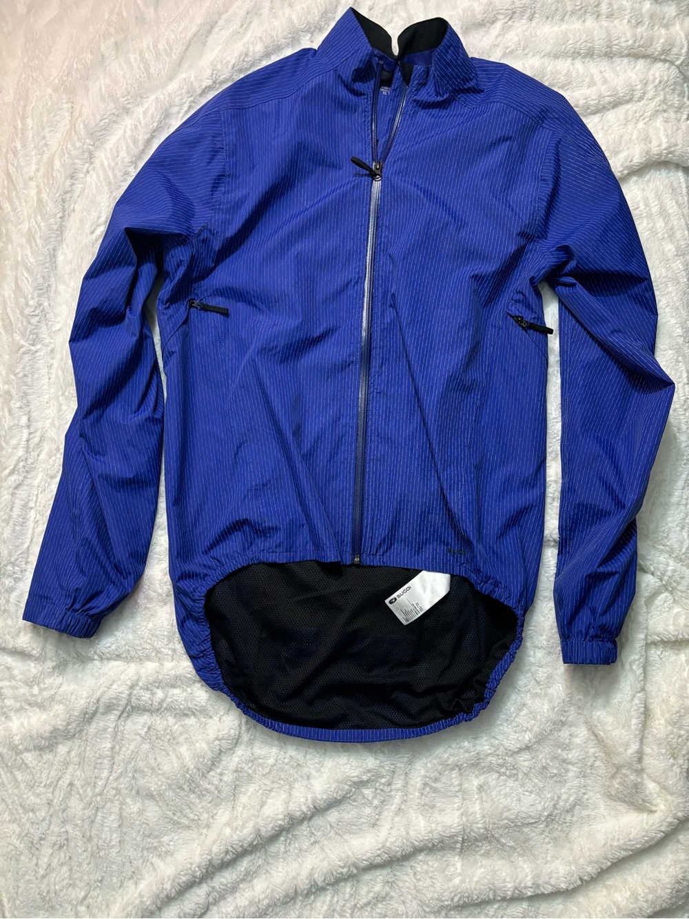 Sugoi Bike Zap Jacket Size XL Blue Cycling Gear